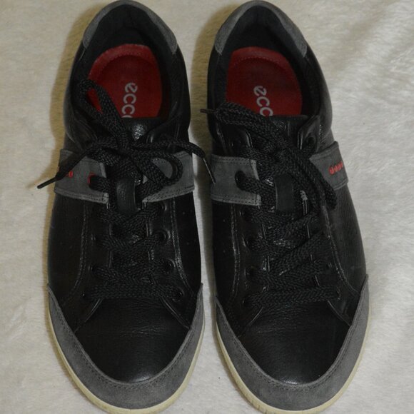 Ecco Leather Golf Shoe Sneaker Men's size 42 - Picture 2 of 5